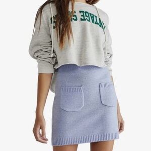 NWT Free People Viola Sweater Mini Skirt